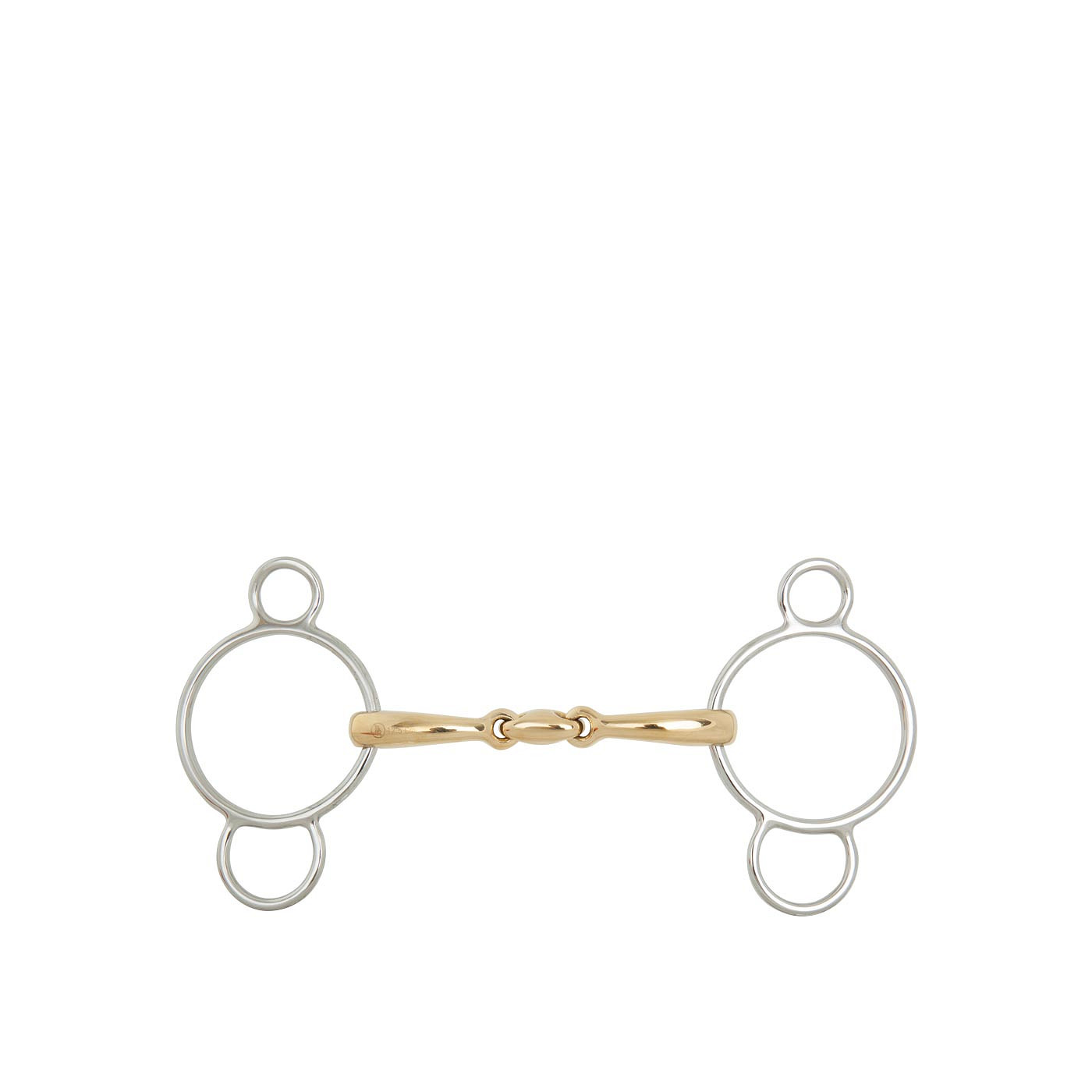 BR Three Ring Gag Soft Contact Double Jointed 14mm