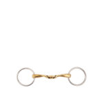 BR Loose Ring Snaffle 16mm Soft Contact Double Jointed