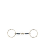 BR Mouth Snaffle Sweet Iron 14Mm Cherry Roller doubl.brok.