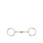 BR Loose Ring Snaffle Apple Mouth Double Jointed, 14mm