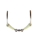 BR Loose Ring Snaffle Apple Mouth Double Jointed, 14mm - Image 2
