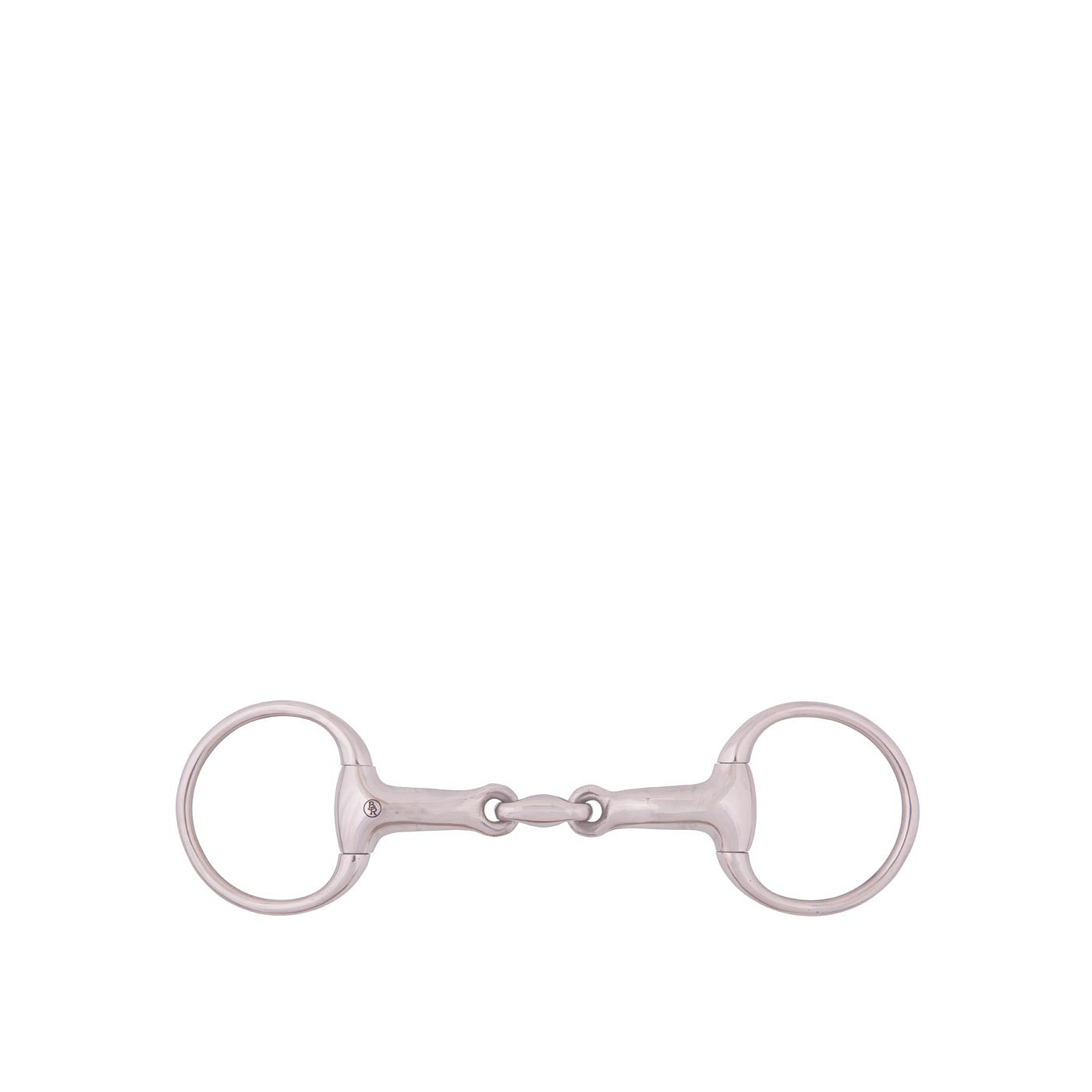 BR Eggbutt Snaffle 16mm Double Jointed hollow ss