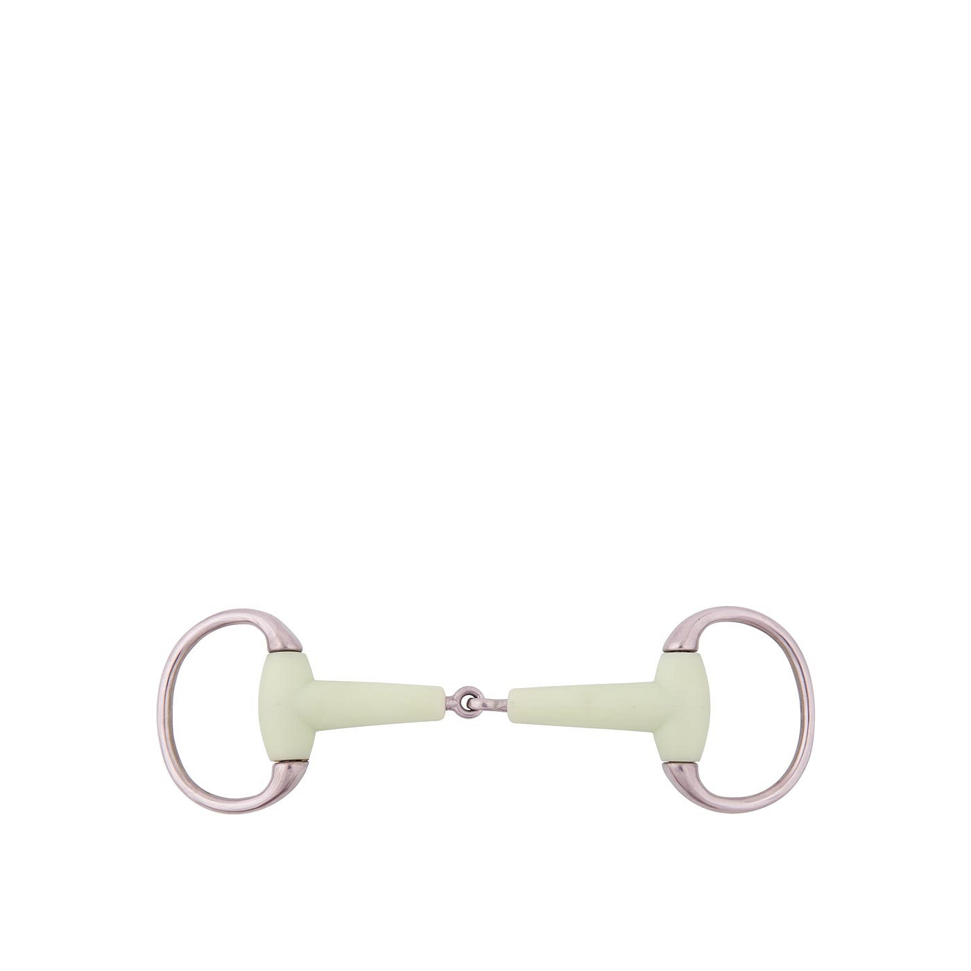 BR Eggbutt Snaffle Apple Mouth Single Jointed 18mm ss