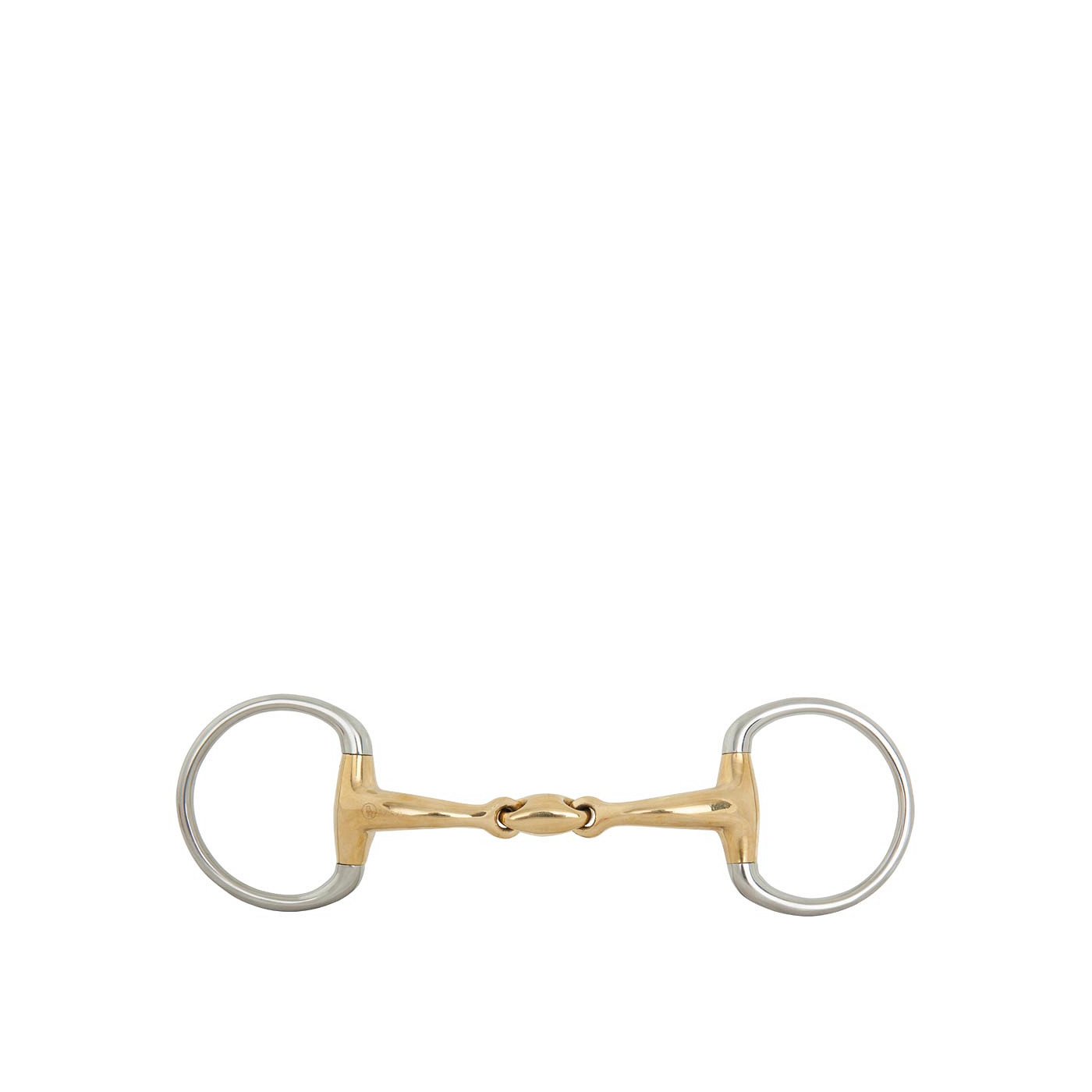 BR Eggbut Snaffle Soft Contact Double Jointed 12mm Ring 65mm