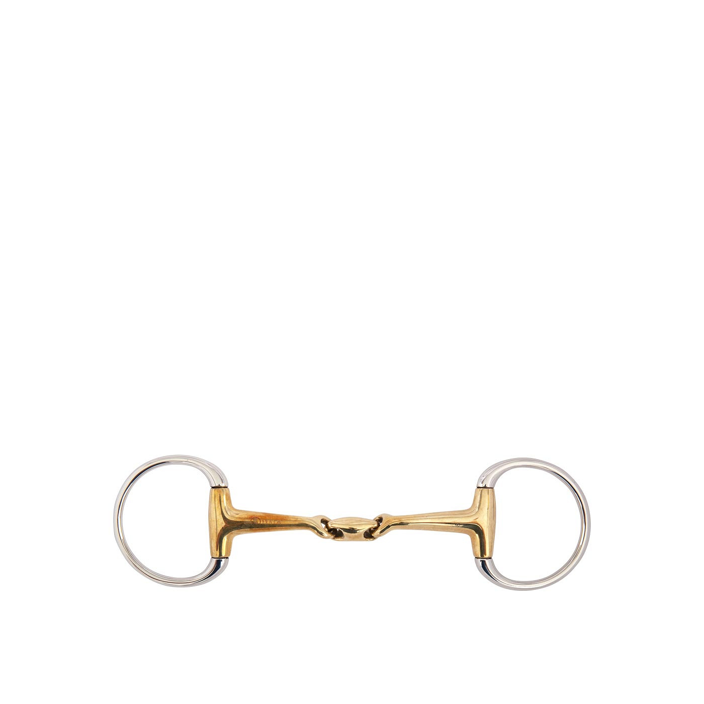 BR Eggbutt Snaffle SoftContact Double Jointed 14mm curved