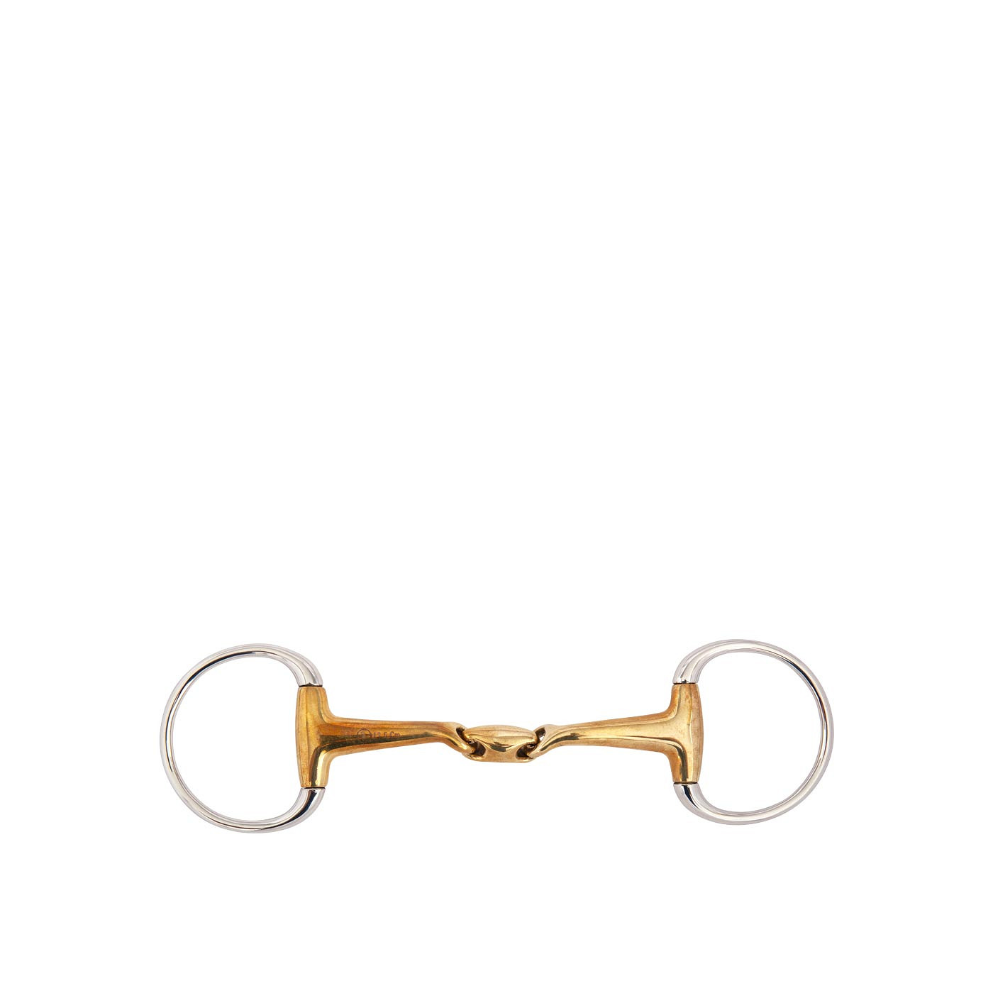 252058_M000_01 BR Eggbut Snaffle Soft Contact Double Jointed 16mm curved - Image 1