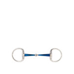 BR Eggbut snaffle Sweet Iron Single Jointed 14mm curved