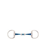 BR Eggbutt Snaffle Sweet Iron Double Jointed 14mm curved