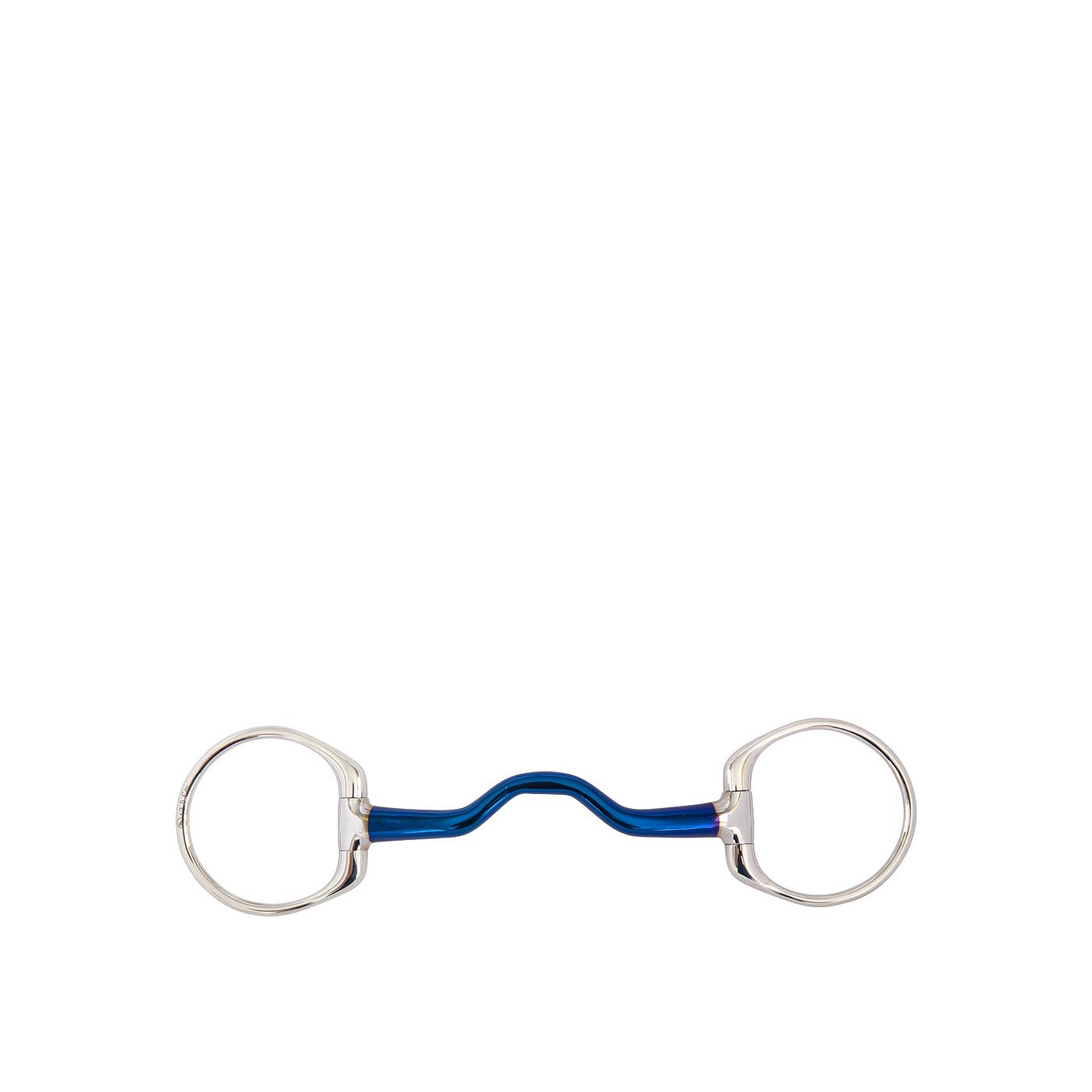 BR Eggbut Snaffle Sweet Iron 14mm Mullen Mouth 14mm curved