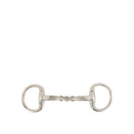 BR Eggbutt Snaffle Satin Sense, Double Jointed, 16mm