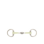 BR Eggbutt Snaffle Apple Mouth Double Jointed, 14mm