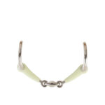 BR Eggbutt Snaffle Apple Mouth Double Jointed, 14mm - Image 2