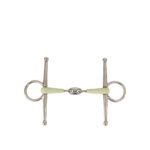 BR Full Cheek Snaffle Apple Mouth Double Jointed, 14mm