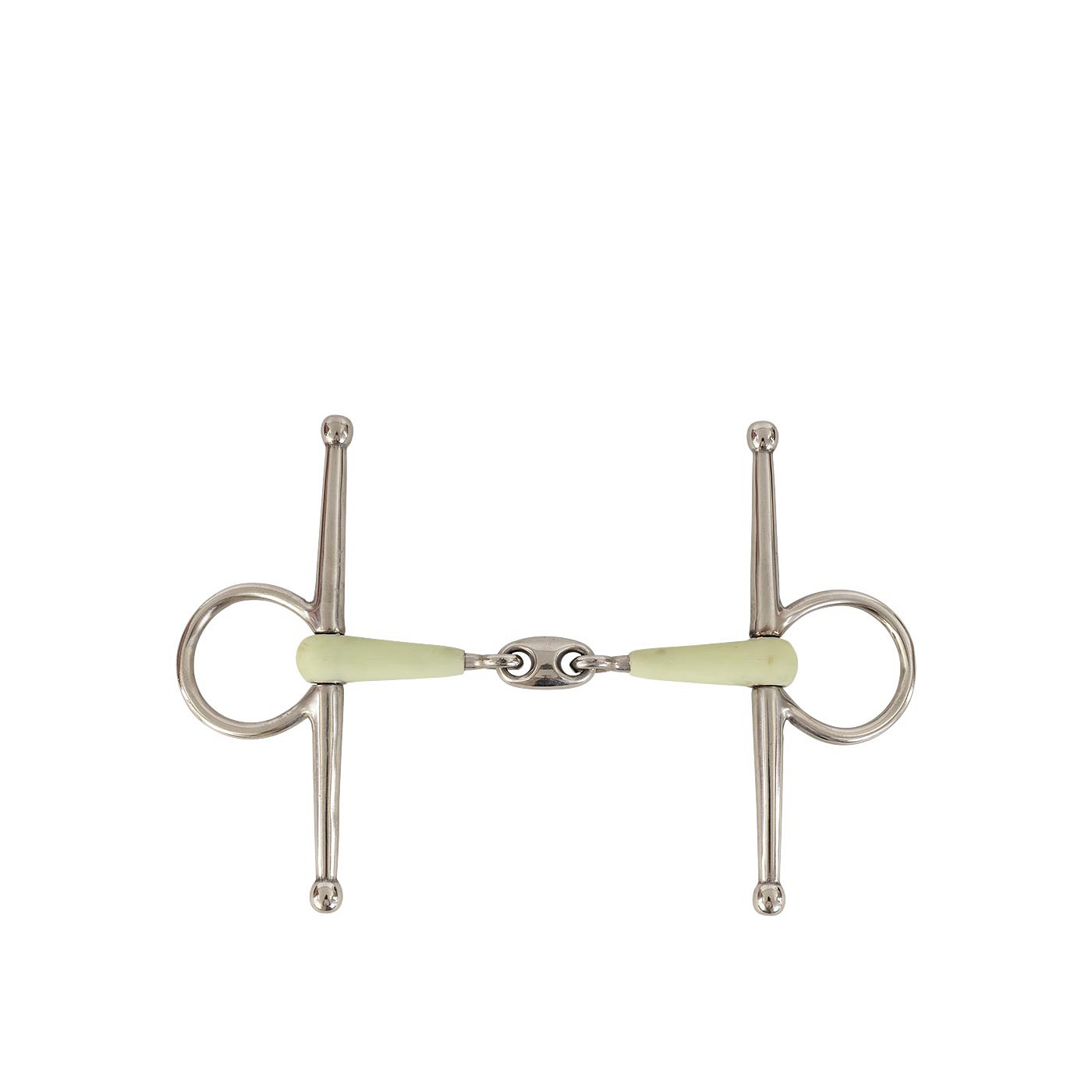 BR Full Cheek Snaffle Apple Mouth Double Jointed, 14mm