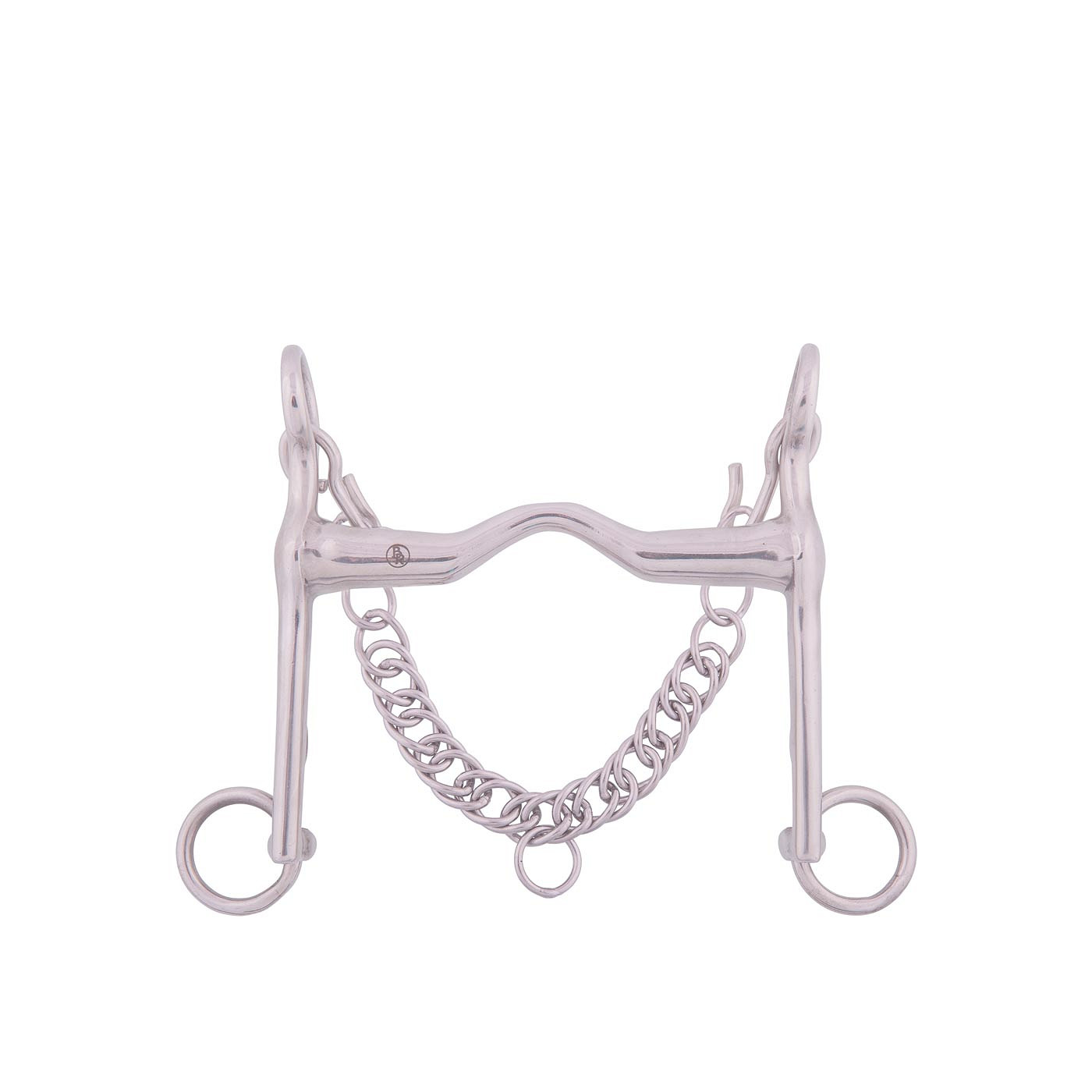 BR Weymouth Curb Bit solid ss 18Mm fixed Shanks