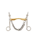 BR Weymouth Curb Bit  14Mm Soft Contact Shanks 140Mm