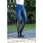 HKM Riding breeches -Summer Denim- 3/4 Alos seat - Image 3