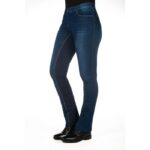 HKM Jodhpur riding breeches -Summer Denim- - Image 5