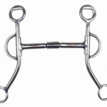 HKM Snaffle bit with shanks -Billy Allen