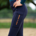 RED HORSE Riding tights TIP TOP silicone full seat - Image 3