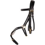 HKM Bridle -Mexican Style-with padded grackle noseband - Image 5