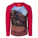 RED HORSE Pixel long sleeved T-SHIRT - Image 2