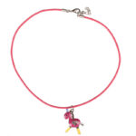 RED HORSE Necklace Pony