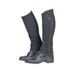 HKM Half chaps made of imitation nubuck leather