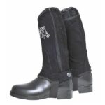HKM Half chaps -Kids- nubuck leather imitation&elastic - Image 2