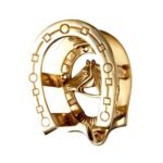 HKM Brass bridle hook