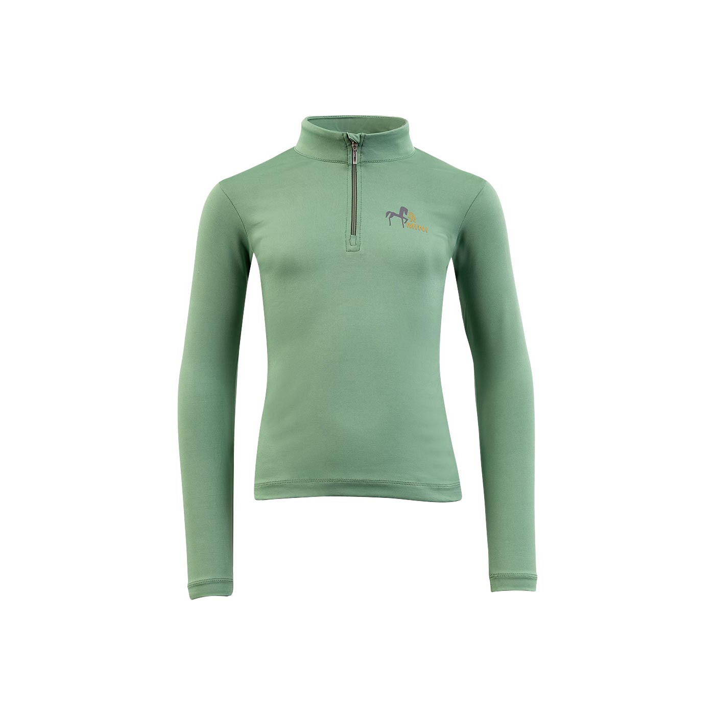 671094_G112_01 BR Mini Horse Zip-up Longsleeve Shirt - Image 1