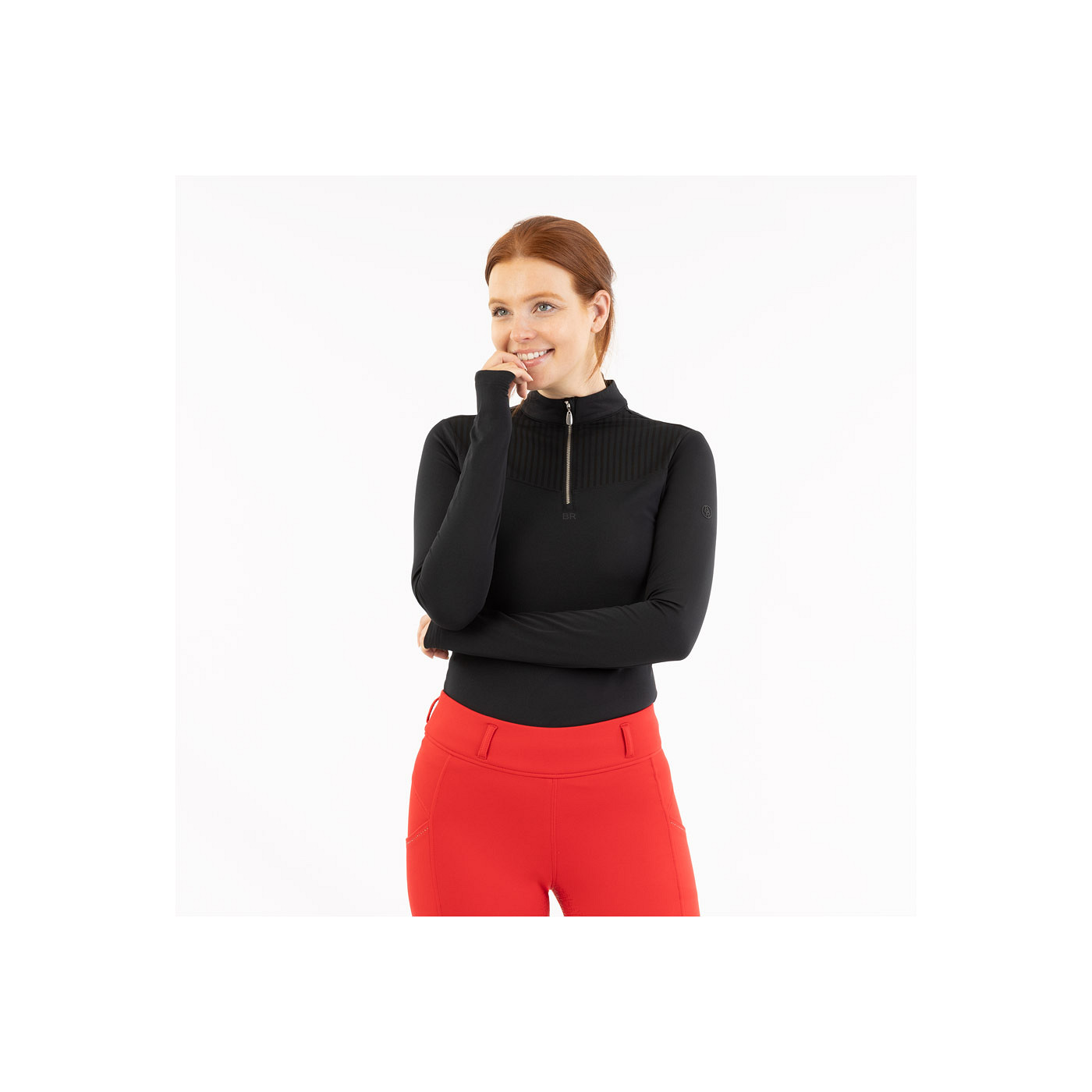 BR Half Zip-Up Pullover Jara Ladies