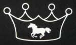 HKM Iron On Motive Crown with Horse - Image 7