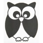 HKM Iron On Motive Owl