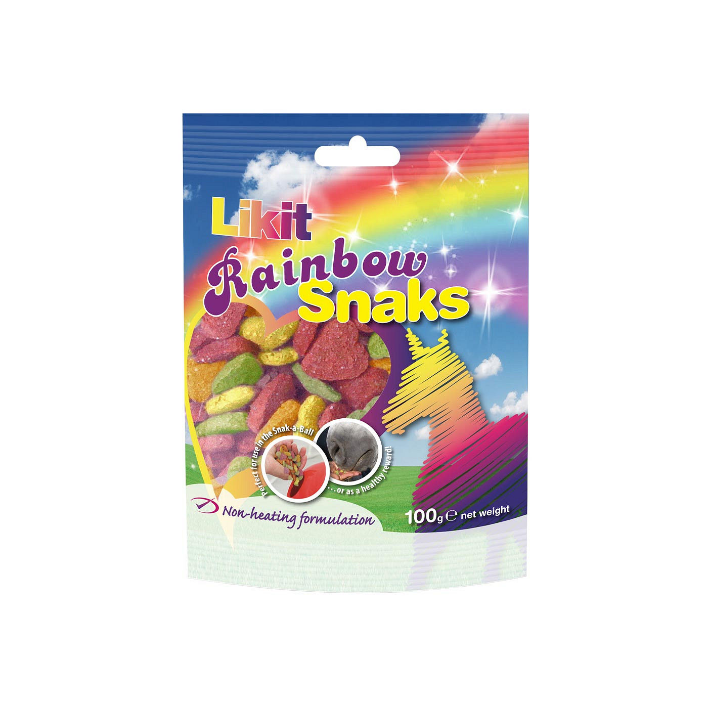 721901_M000_01 Likit Snaks 100gr Rainbow horse sweets - Image 1