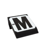 Stable signs STUBBS hookon set/8 ABCEFHKM H24xB22xD7cm