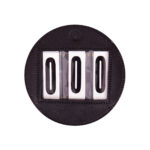 Starting number BR round leath er 11cm.pro Paar