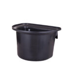Manger PREMIERE plast.halfroun d w/hooks 15 ltr