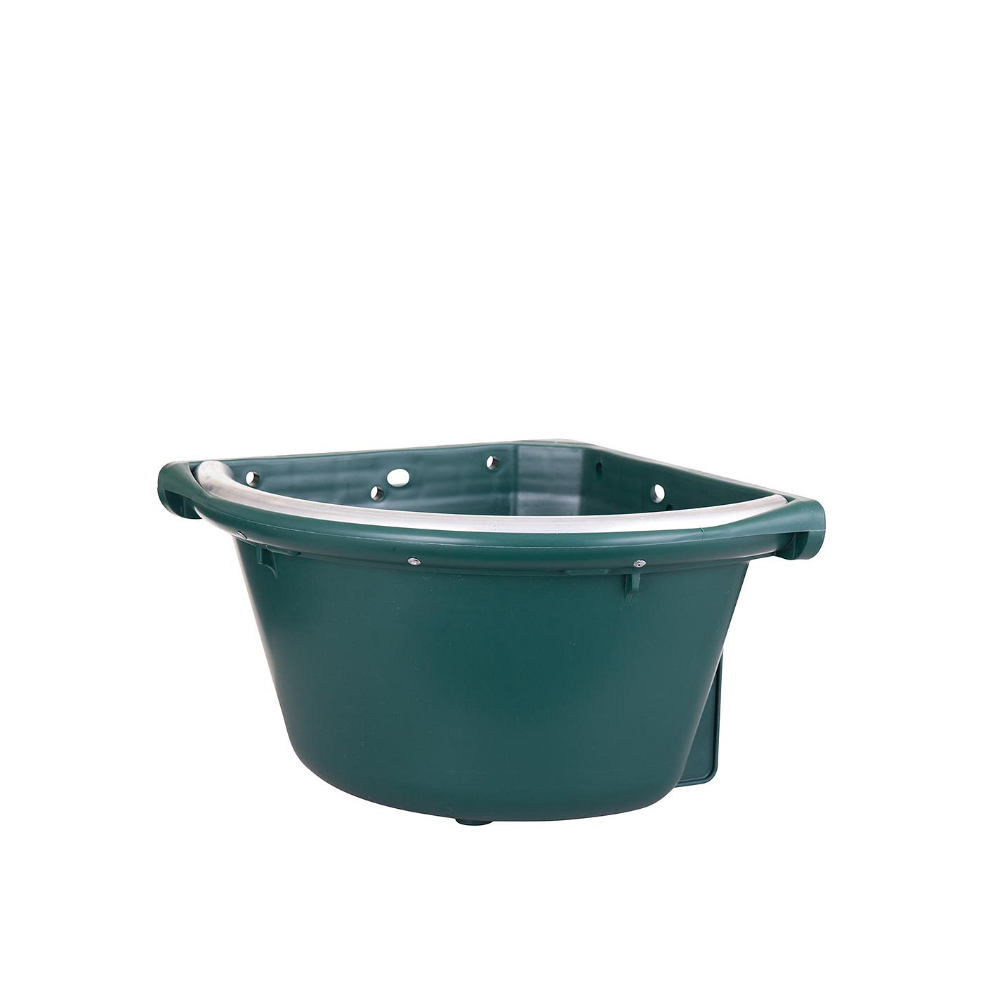 Corner feeding manger PP w/alu  tubular frame 16ltr