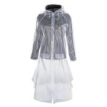 HKM Rain coat, transparent with side splits