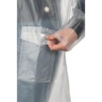 HKM Rain coat, transparent with side splits - Image 5