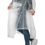 HKM Rain coat, transparent with side splits - Image 3