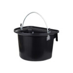 Stable bucket PREMIERE halfr.p lastic w/braces+handle