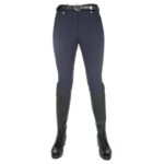 HKM Riding breeches -LG Basic- silicone knee patch - Image 8