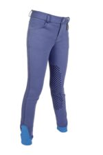 HKM Riding breeches -Kids Easy- silicone knee patch - Image 2