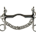 HKM Curb bit, stainless steel, 16 mm, cheek 7 cm