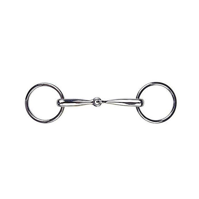 9894_0000_1_60085 HKM Loose ring snaffle shetland pony 12 mm stainless steel - Image 1
