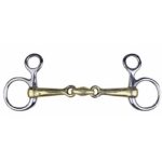 HKM Hanging cheek snaffle argentan, 16 mm