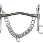 HKM Baby bridle bit, argentan, 16 mm, cheek 7 cm
