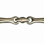 HKM Loose ring bradoon + lozenge argentan 14 mm